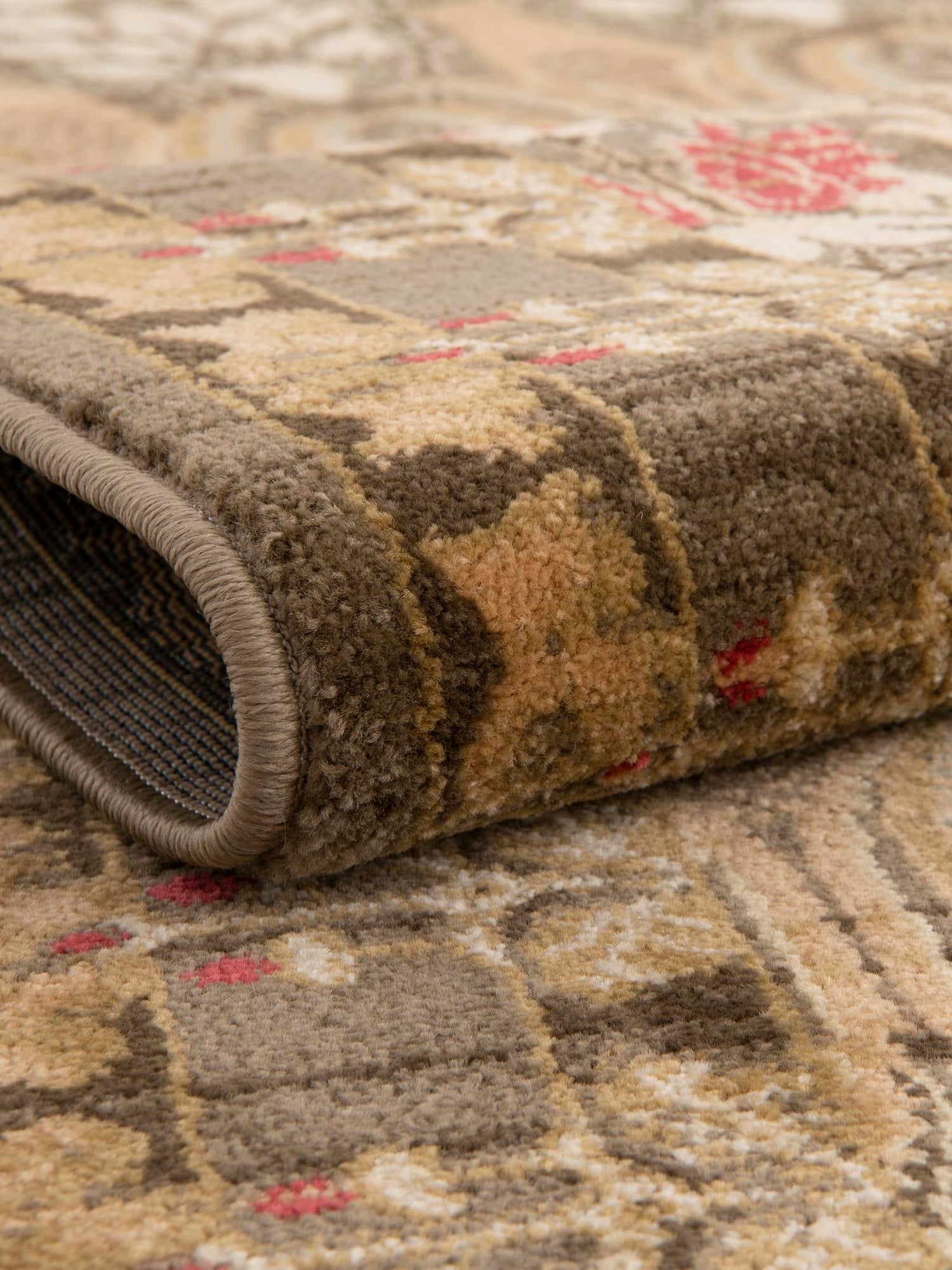 Brown 2' x 3' 1 Edinburgh Rectangle Area Rug 100% Polypropylene Easy Clean With Cotton Backing Traditional Classic Design Carpet for Living, Dining Room, Office for Sale at Rug Engine