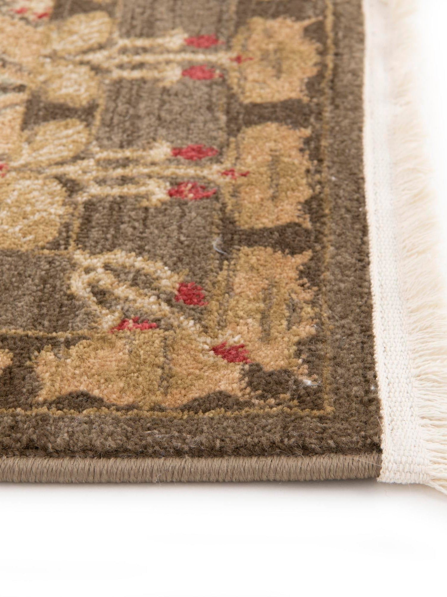 Brown 9' x 12' Edinburgh Rectangle Area Rug 100% Polypropylene Easy Clean With Cotton Backing Traditional Classic Design Carpet for Living, Dining Room, Office for Sale at Rug Engine