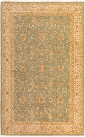 Light Green 10' 6 x 16' 5 Edinburgh Rectangle Area Rug 100% Polypropylene Easy Clean With Cotton Backing Traditional Classic Design Carpet for Living, Dining Room, Office for Sale at Rug Engine