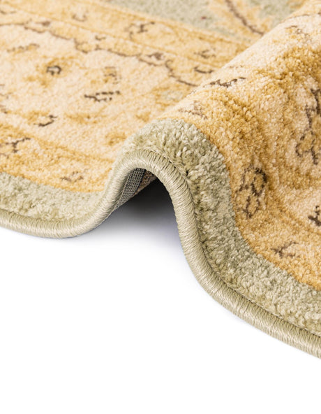 Light Green 10' 6 x 16' 5 Edinburgh Rectangle Area Rug 100% Polypropylene Easy Clean With Cotton Backing Traditional Classic Design Carpet for Living, Dining Room, Office for Sale at Rug Engine