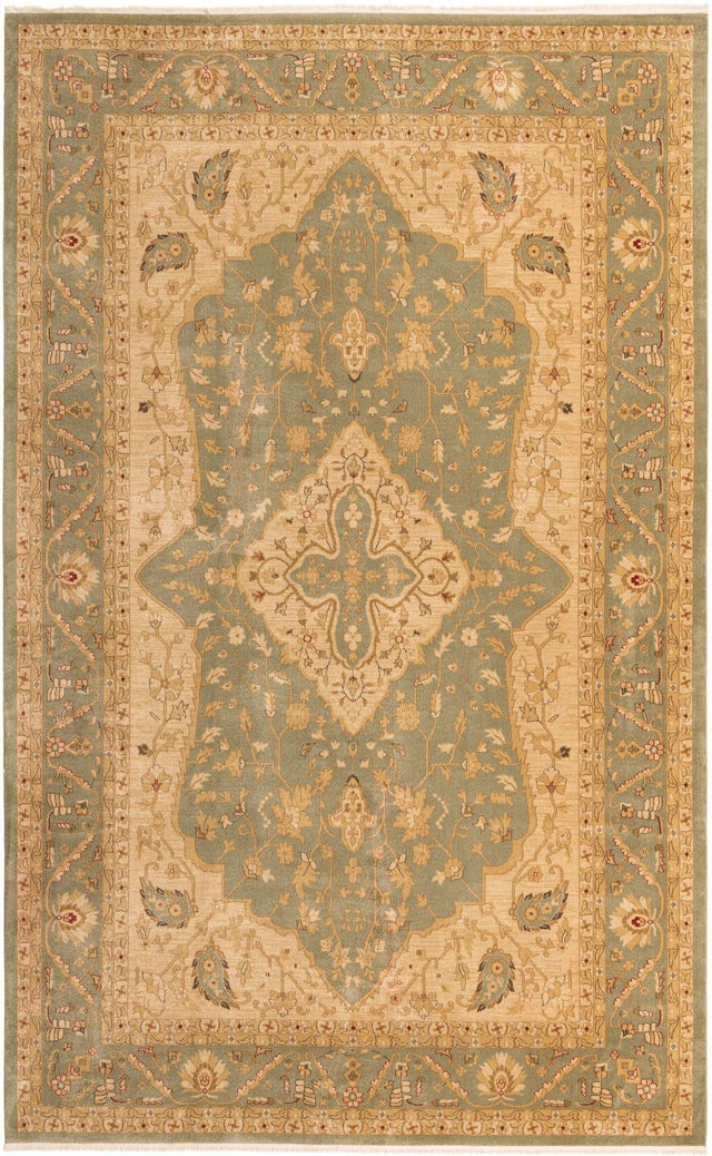 Light Green 10' 6 x 16' 5 Edinburgh Rectangle Area Rug 100% Polypropylene Easy Clean With Cotton Backing Traditional Classic Design Carpet for Living, Dining Room, Office for Sale at Rug Engine