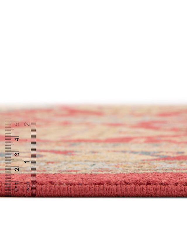 Red 9' x 12' Sahand Rectangle Area Rug