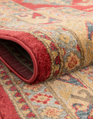 Red 9' x 12' Sahand Rectangle Area Rug