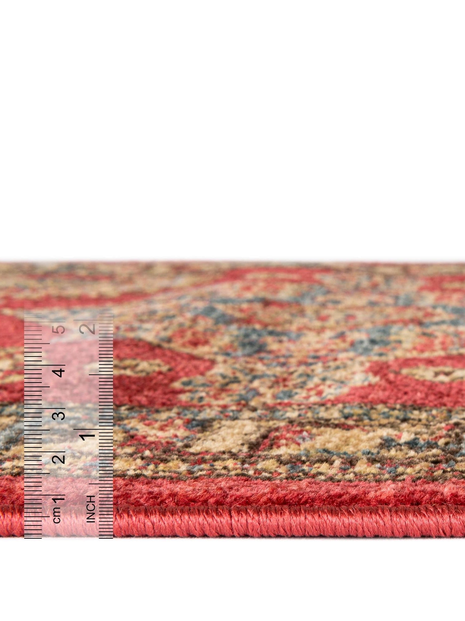 Red 7' 1 x 10' Sahand Rectangle Area Rug