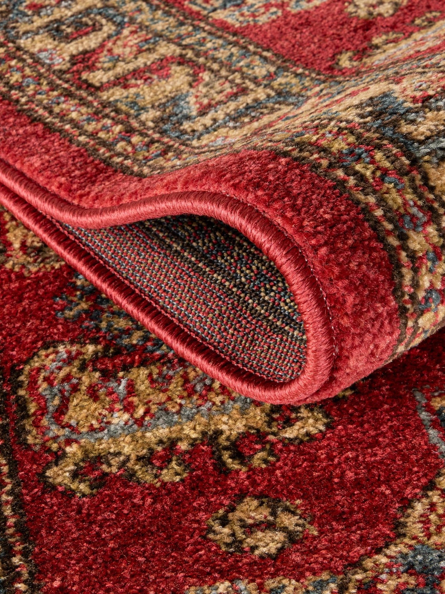 Red 7' 1 x 10' Sahand Rectangle Area Rug