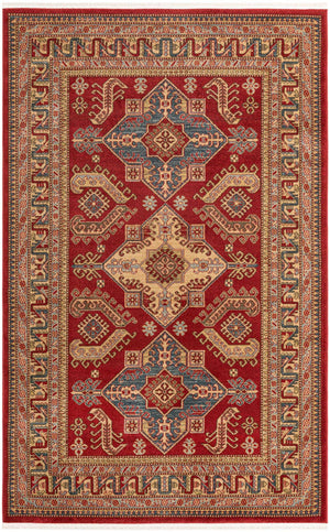 Red 5' 1 x 8' Sahand Rectangle Rug