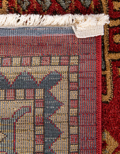 Red 5' 1 x 8' Sahand Rectangle Area Rug Affordable Easy Clean Traditional Design Durable Carpet for Home Interior Design Living Room Dining Office for Sale at Rug Engine