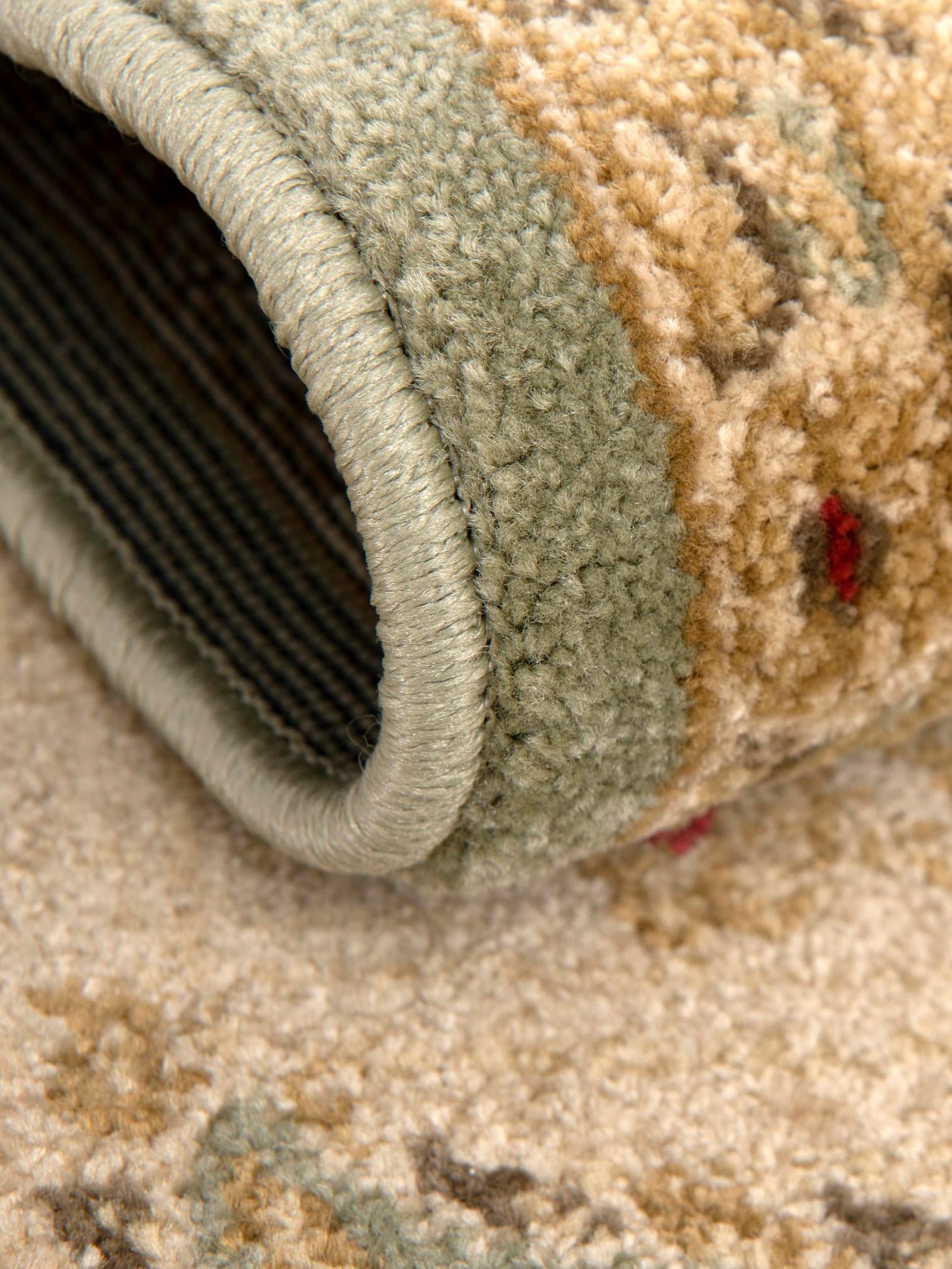 Light Green 5' 1 x 8' Edinburgh Rectangle Area Rug 100% Polypropylene Easy Clean With Cotton Backing Traditional Classic Design Carpet for Living, Dining Room, Office for Sale at Rug Engine