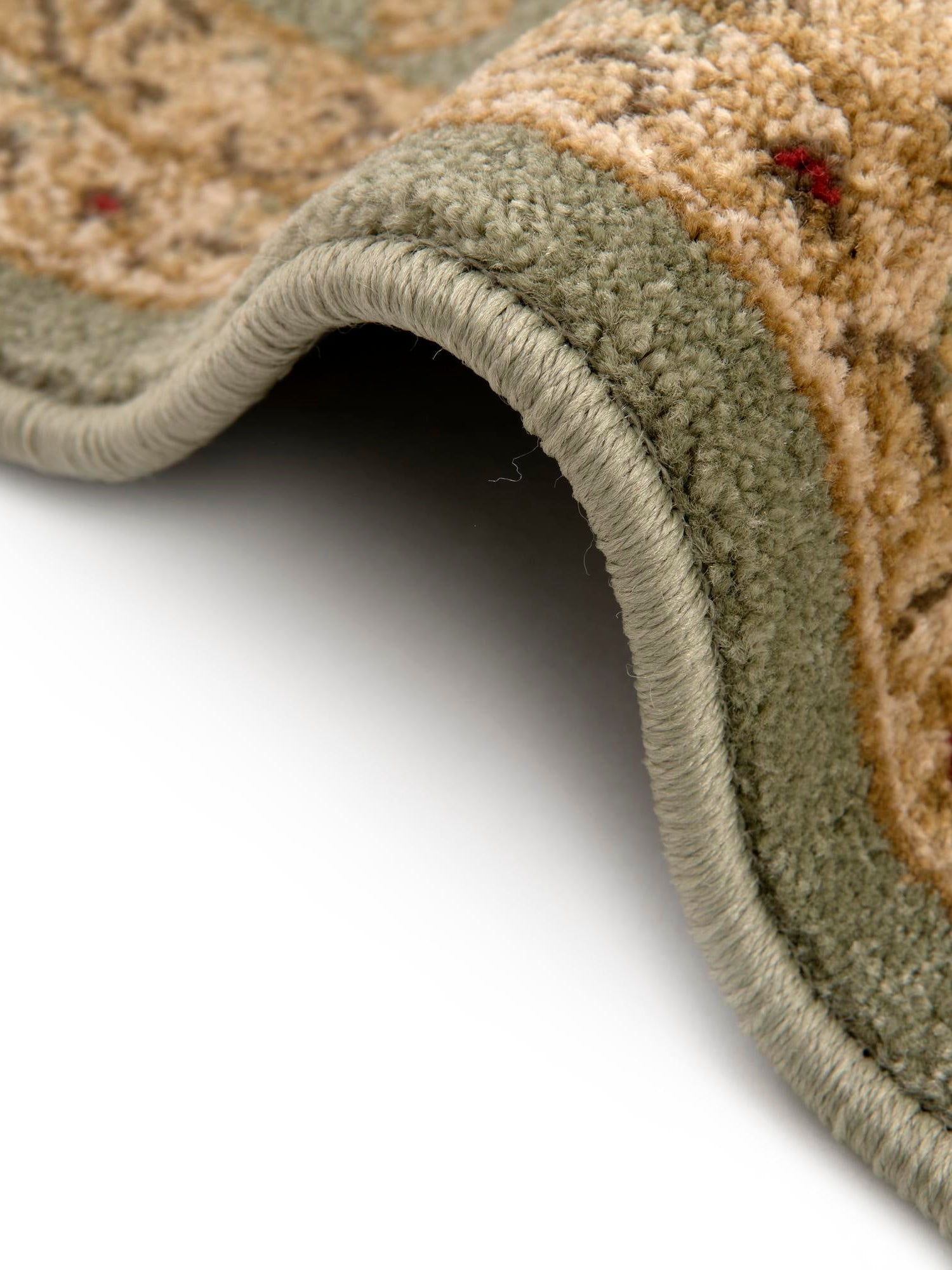 Light Green 10' 6 x 16' 5 Edinburgh Rectangle Area Rug 100% Polypropylene Easy Clean With Cotton Backing Traditional Classic Design Carpet for Living, Dining Room, Office for Sale at Rug Engine