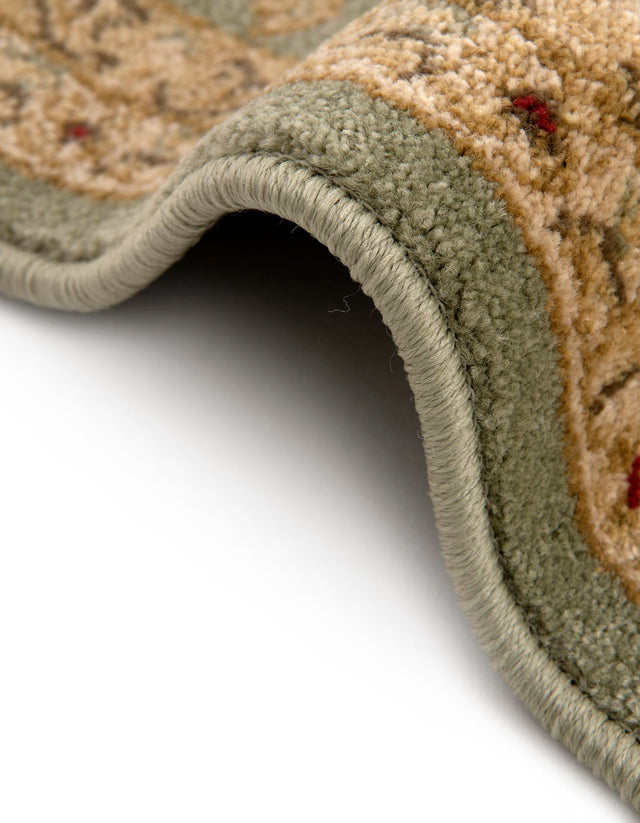 Light Green 10' 6 x 16' 5 Edinburgh Rectangle Area Rug 100% Polypropylene Easy Clean With Cotton Backing Traditional Classic Design Carpet for Living, Dining Room, Office for Sale at Rug Engine