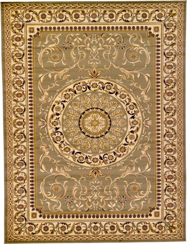 Light Green 9' x 12' Versailles Rectangle Area Rug