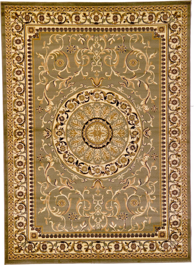 Light Green 7' 1 x 10' Versailles Rectangle Area Rug