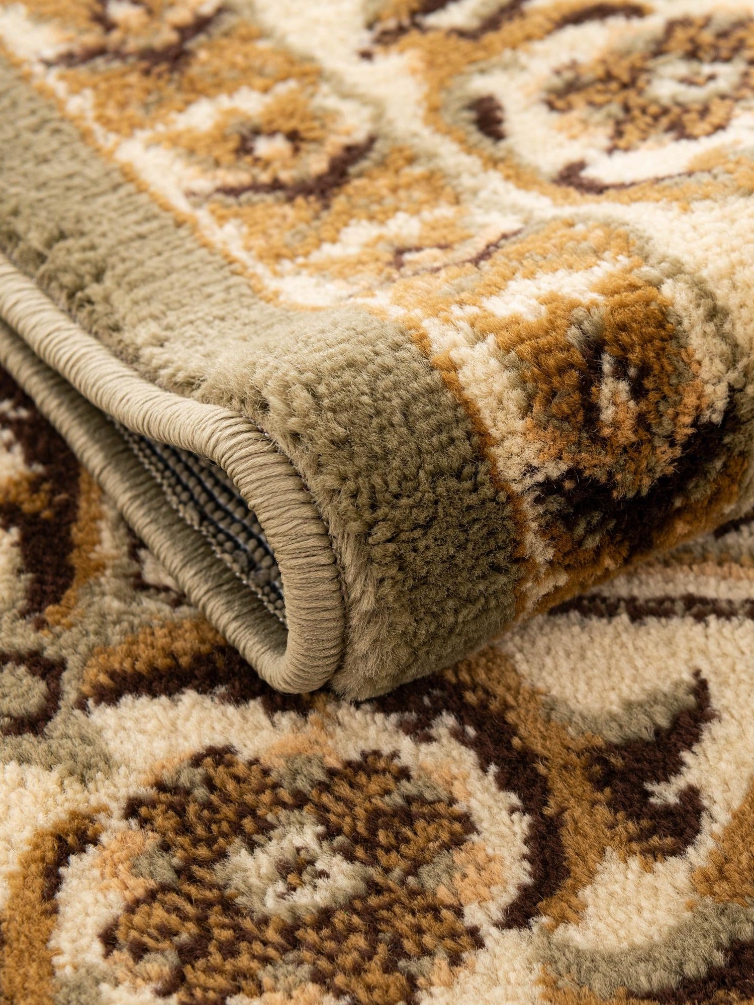 Light Green 5' 3 x 8' Versailles Rectangle Area Rug Classic Traditional Motif Indoor Carpet for Hallways, Dining Rooms, Bedrooms, Living Room, Office for Sale at Rug Engine