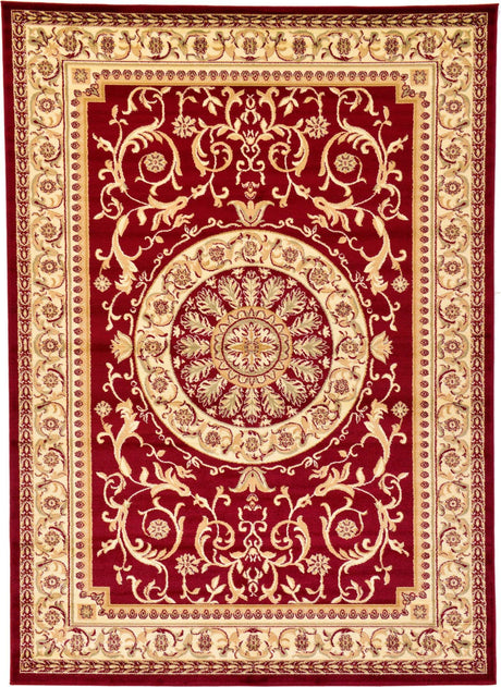 Red 7' 1 x 10' Versailles Rectangle Area Rug