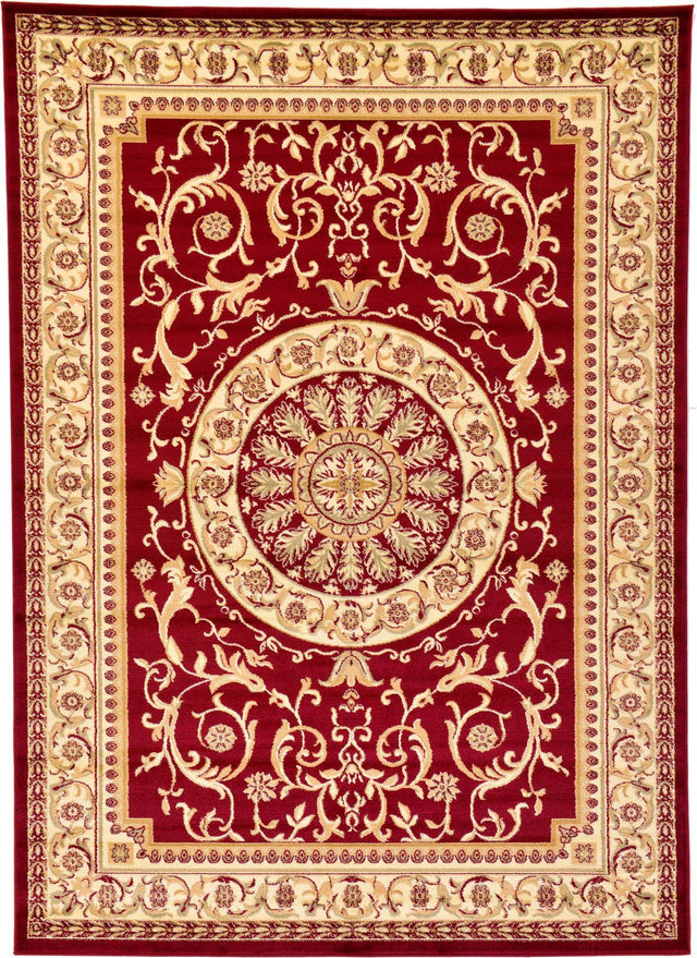 Red 7' 1 x 10' Versailles Rectangle Area Rug