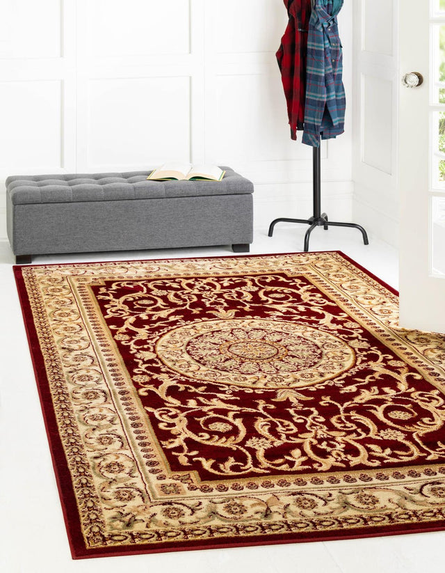 Red 3' 1 x 5' 3 Versailles Rectangle Rug