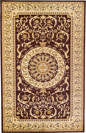 Brown 10' 6 x 16' 5 Versailles Rectangle Area Rug