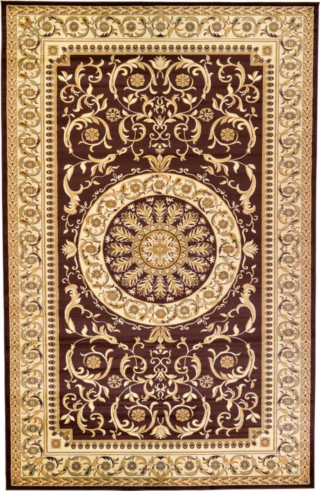 Brown 10' 6 x 16' 5 Versailles Rectangle Area Rug