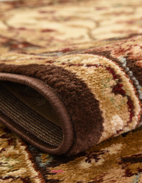 Cream 7' 1 x 10' Voyage Rectangle Area Rug Persian Inspired Classic Traditional Design Durable Carpet Mat for Home Interior Design for Sale at Rug Engine