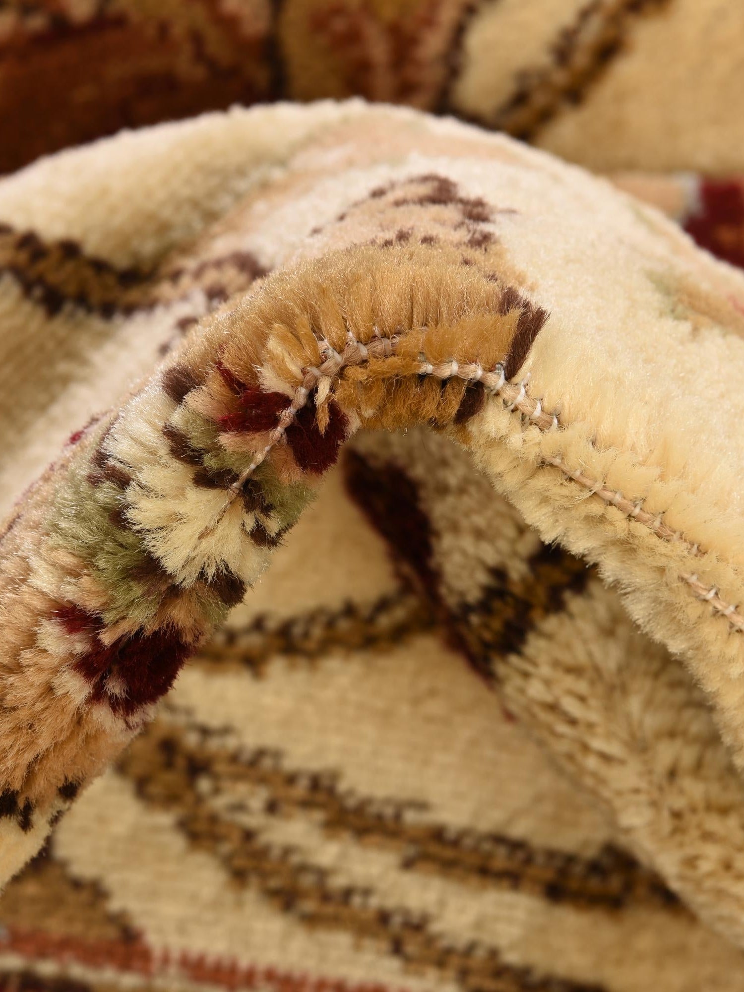 Cream 9' x 12' Voyage Rectangle Area Rug