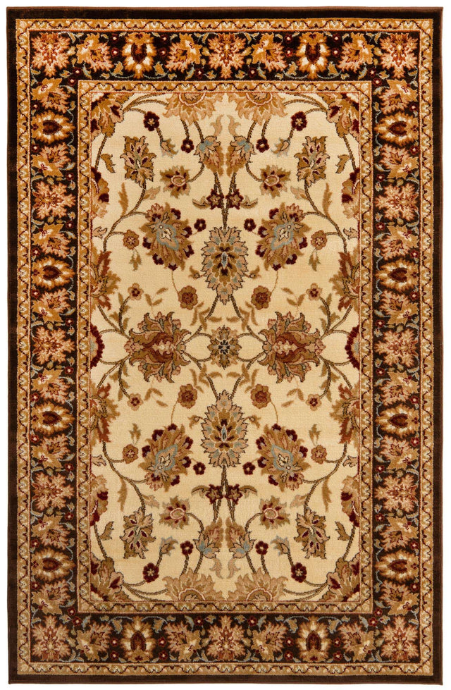 Cream 5' 3 x 8' Voyage Rectangle Area Rug