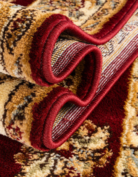 Red 4' 1 x 6' 1 Voyage Rectangle Area Rug Persian Inspired Classic Traditional Design Durable Carpet Mat for Home Interior Design for Sale at Rug Engine