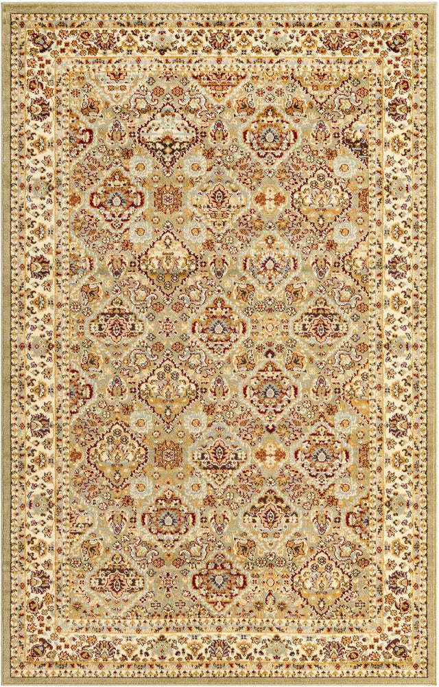 Light Green 5' 3 x 8' Voyage Rectangle Rug
