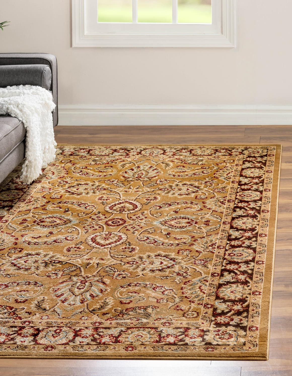 Tan 5' 3 x 8' Voyage Rectangle Area Rug