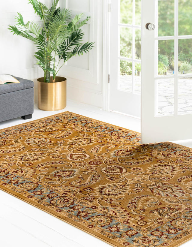 Dark Yellow 9' x 12' 2 Voyage Rectangle Rug