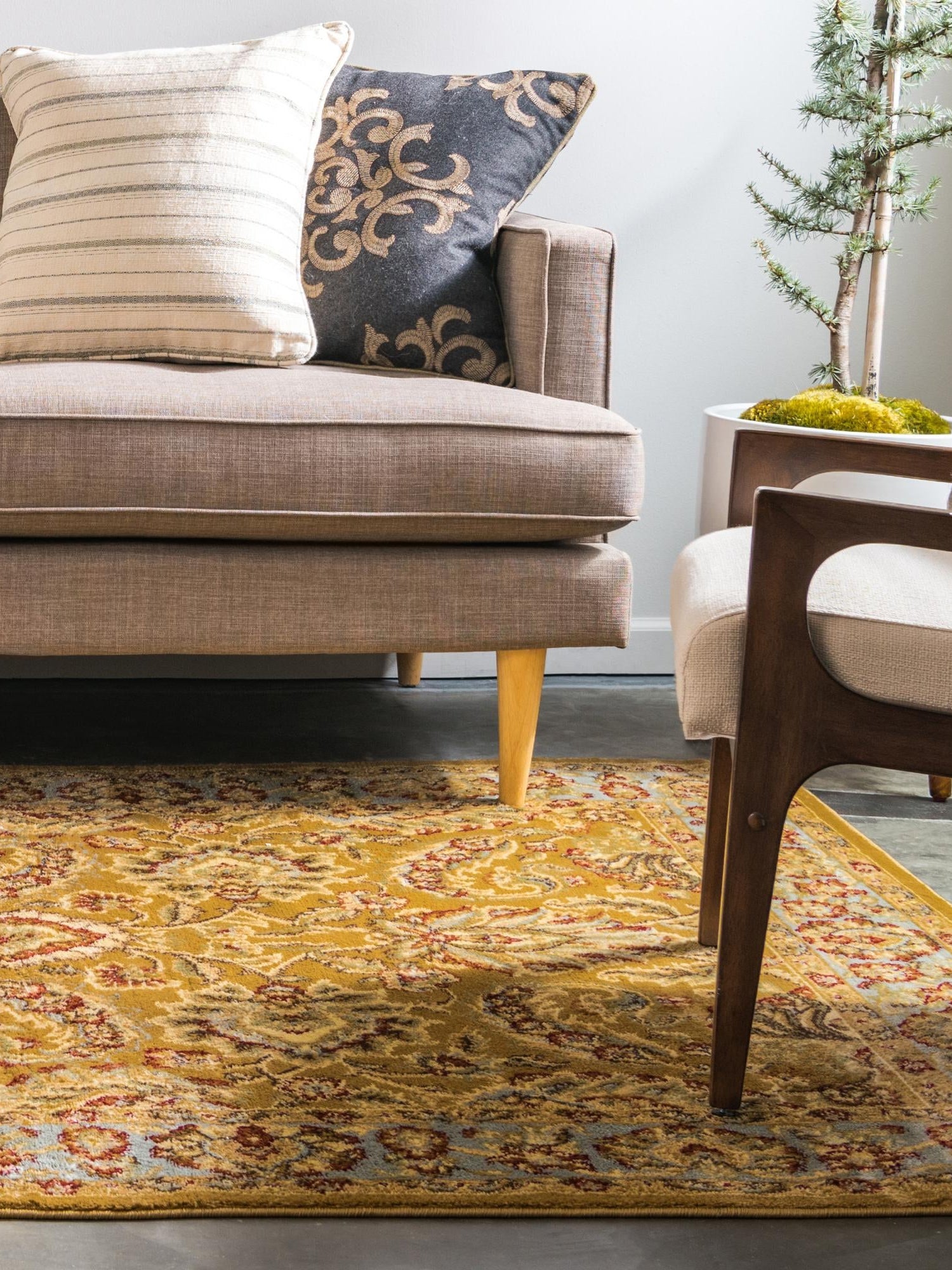 Dark Yellow 10' 6 x 16' 5 Voyage Rectangle Area Rug