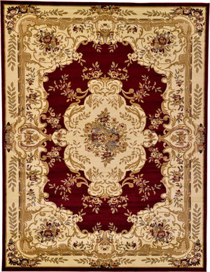 Red 9' x 12' Versailles Rectangle Area Rug