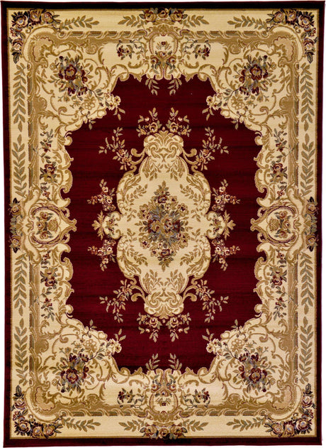 Red 7' 1 x 10' Versailles Rectangle Area Rug