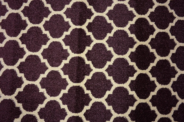 Purple 2' 7 x 19' 8 Trellis Runner Area Rug