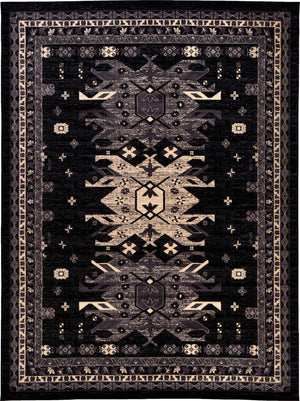 Black 10' x 13' 1 Taftan Rectangle Area Rug