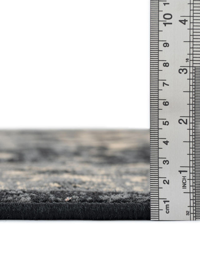 Black 7' 1 x 10' Taftan Rectangle Area Rug