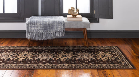 Brown 2' x 8' 2 Taftan Runner Area Rug