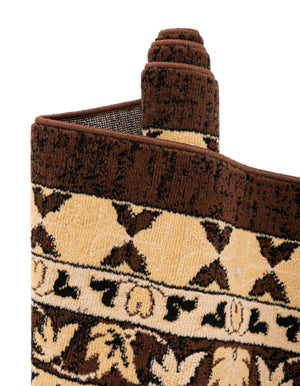 Brown 2' 7 x 10' Taftan Runner Area Rug