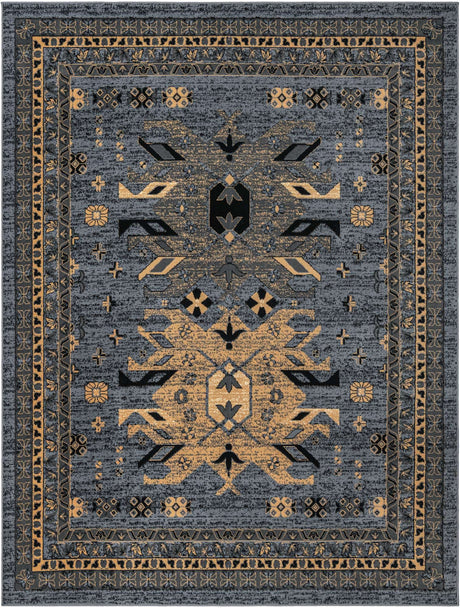 Gray 7' 10 x 10' Taftan Rectangle Area Rug