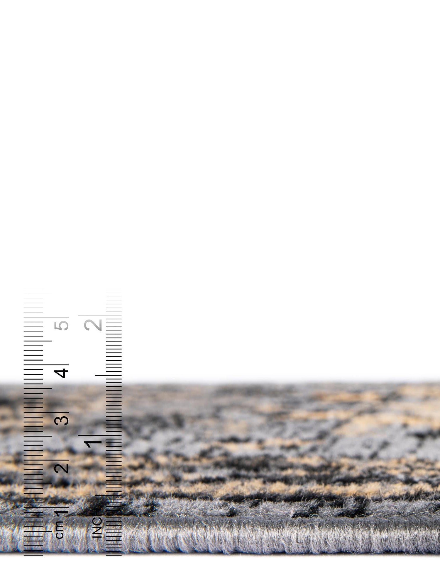 Gray 6' 1 x 9' Taftan Rectangle Area Rug