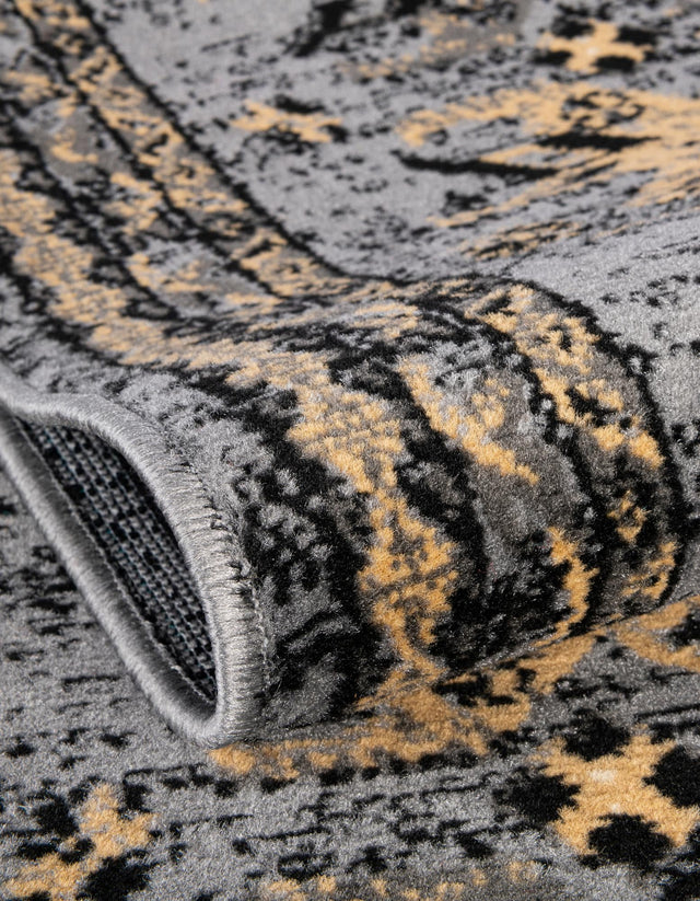 Gray 9' x 12' Taftan Rectangle Area Rug