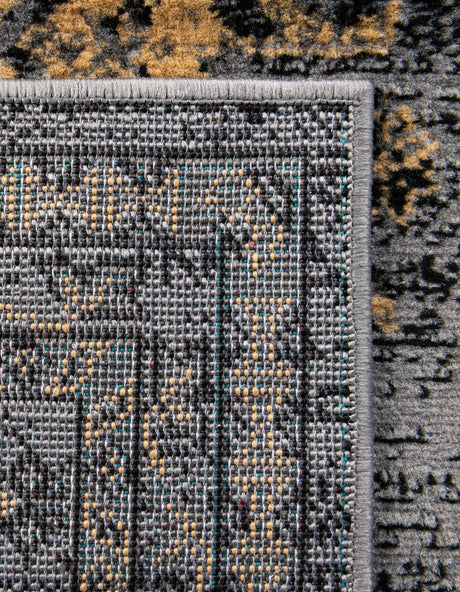 Gray 4' 1 x 6' 1 Taftan Rectangle Area Rug Durable 100% Polypropylene Classic Traditional Design Easy Clean Carpet for Home Interiors for Sale at Rug Engine