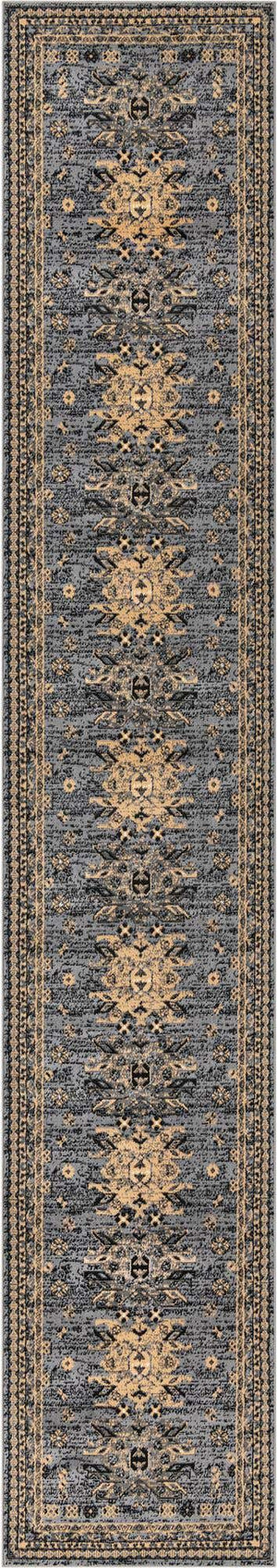 Gray 3' 1 x 16' 5 Taftan Runner Rug