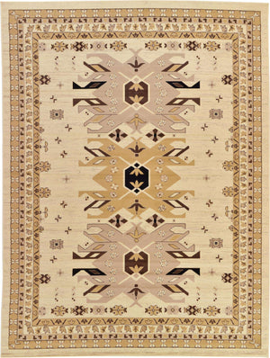 Ivory 10' x 13' 1 Taftan Rectangle Rug