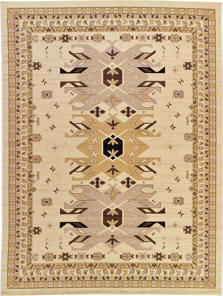Ivory 10' x 13' 1 Taftan Rectangle Area Rug