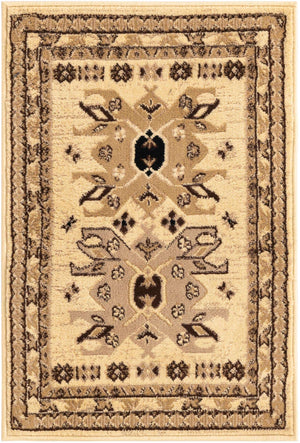 Ivory 2' x 3' 1 Taftan Rectangle Rug