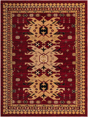 Red 10' x 13' 1 Taftan Rectangle Area Rug