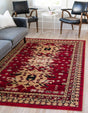 Red 9' x 12' Taftan Rectangle Area Rug