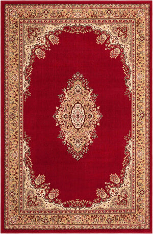 Burgundy 5' 3 x 8' Reza Rectangle Rug