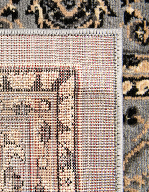Gray 4' 1 x 6' 1 Sialk Hill Rectangle Area Rug 100% Polypropylene Durable Easy Clean Classic Traditional Design Carpet for Interior Design for Sale at Rug Engine