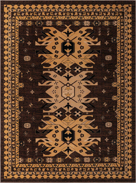 Brown 10' x 13' 1 Taftan Rectangle Area Rug